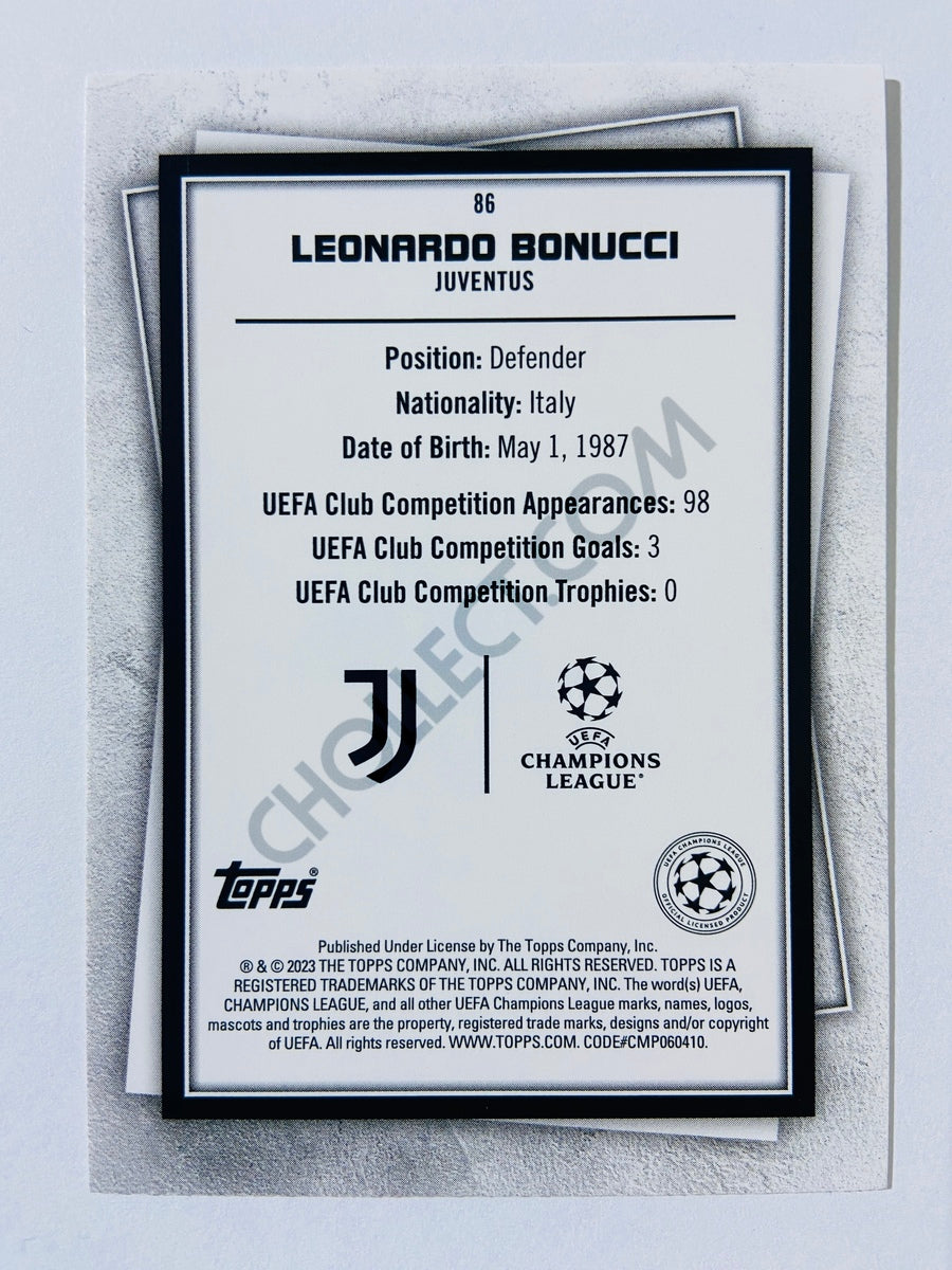 Leonardo Bonucci - Juventus 2022-23 Topps UEFA Superstars #86