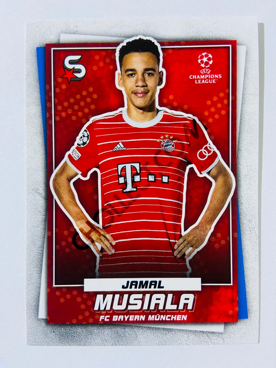 Jamal Musiala - FC Bayern München 2022-23 Topps UEFA Superstars #100