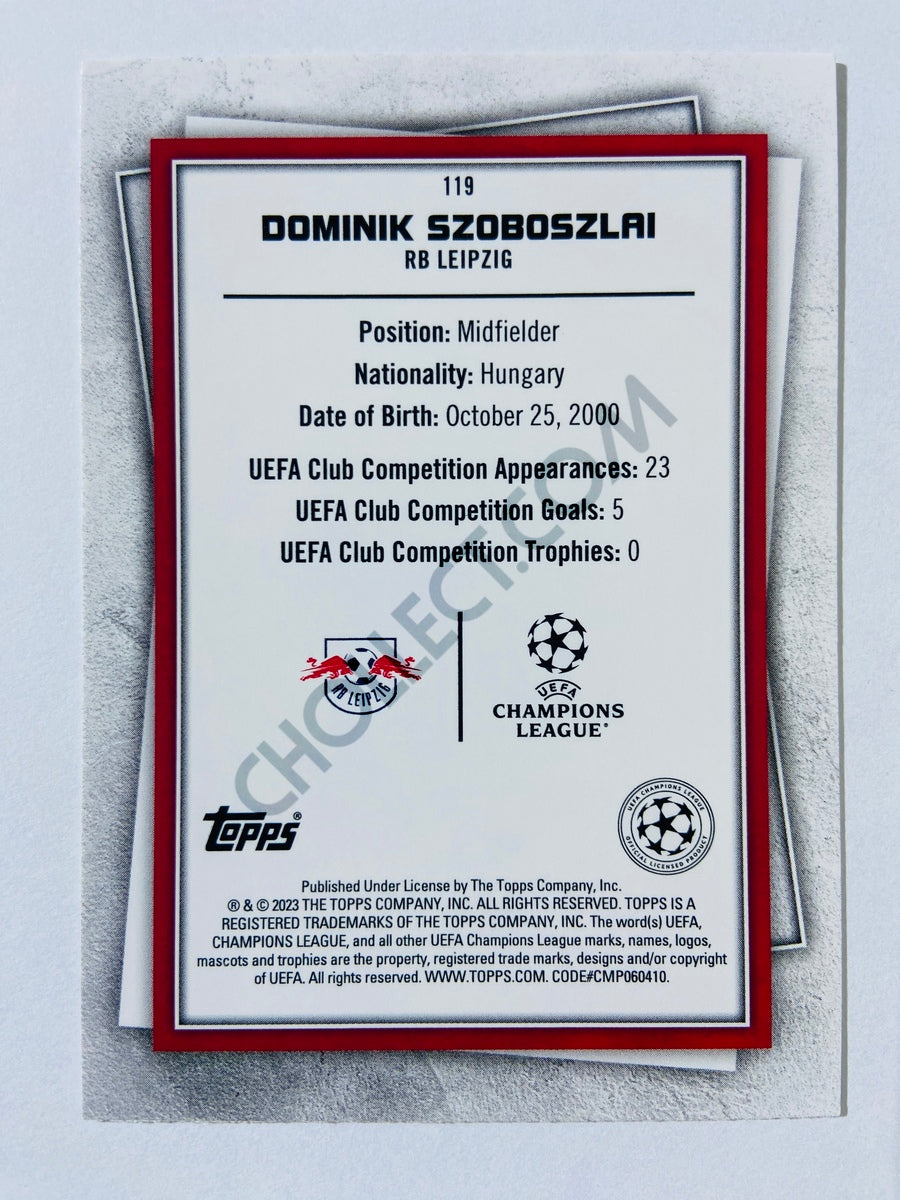 Dominik Szoboszlai RB Leipzig 2022-23 Topps UEFA Superstars #119