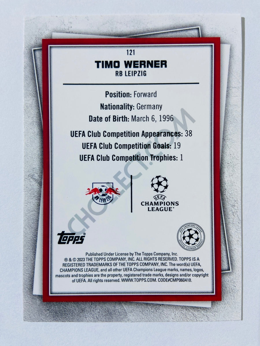 Timo Werner - RB Leipzig 2022-23 Topps UEFA Superstars #121