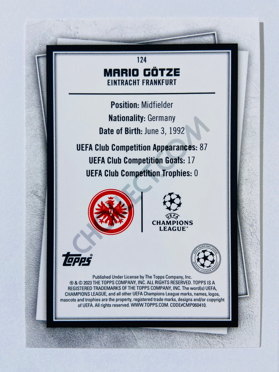 Mario Götze - Eintracht Frankfurt 2022-23 Topps UEFA Superstars #124