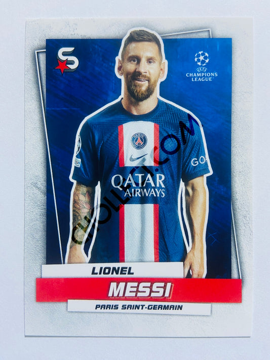 Lionel Messi – Paris Saint-Germain 2022-23 Topps UEFA Superstars #135