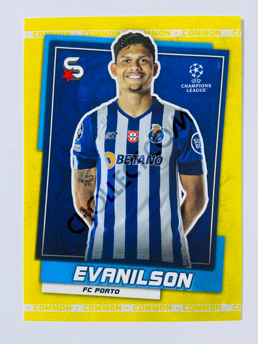 Evanilson - FC Porto 2022-23 Topps UEFA Superstars Common Yellow Parallel #145