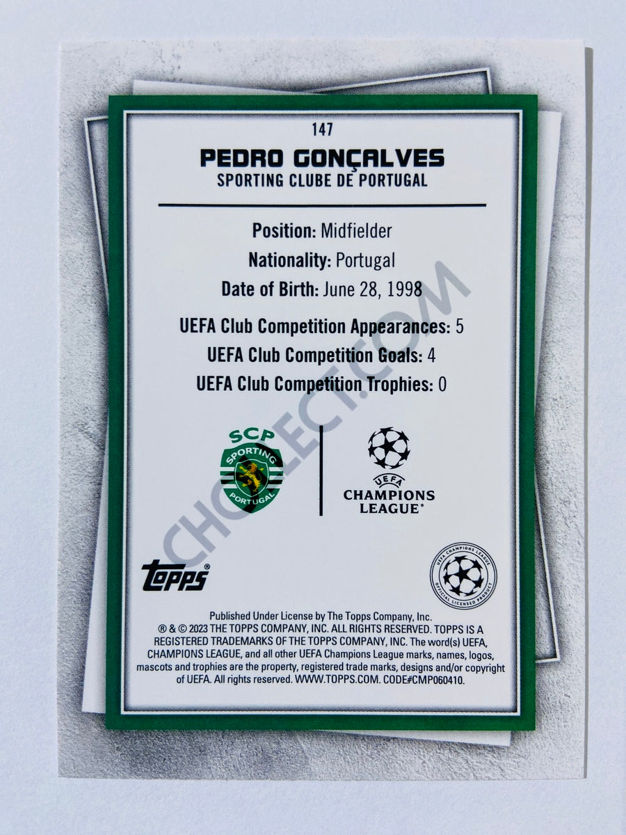 Pedro Gonçalves - Sporting Clube de Portugal 2022-23 Topps UEFA Superstars #147