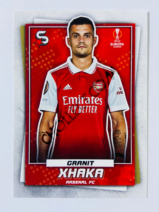 Granit Xhaka - Arsenal 2022-23 Topps UEFA Superstars #161