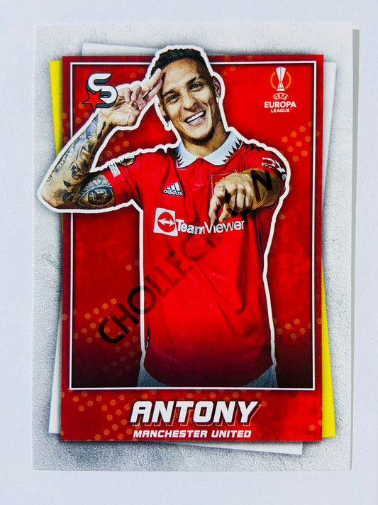 Antony - Manchester United 2022-23 Topps UEFA Superstars #170