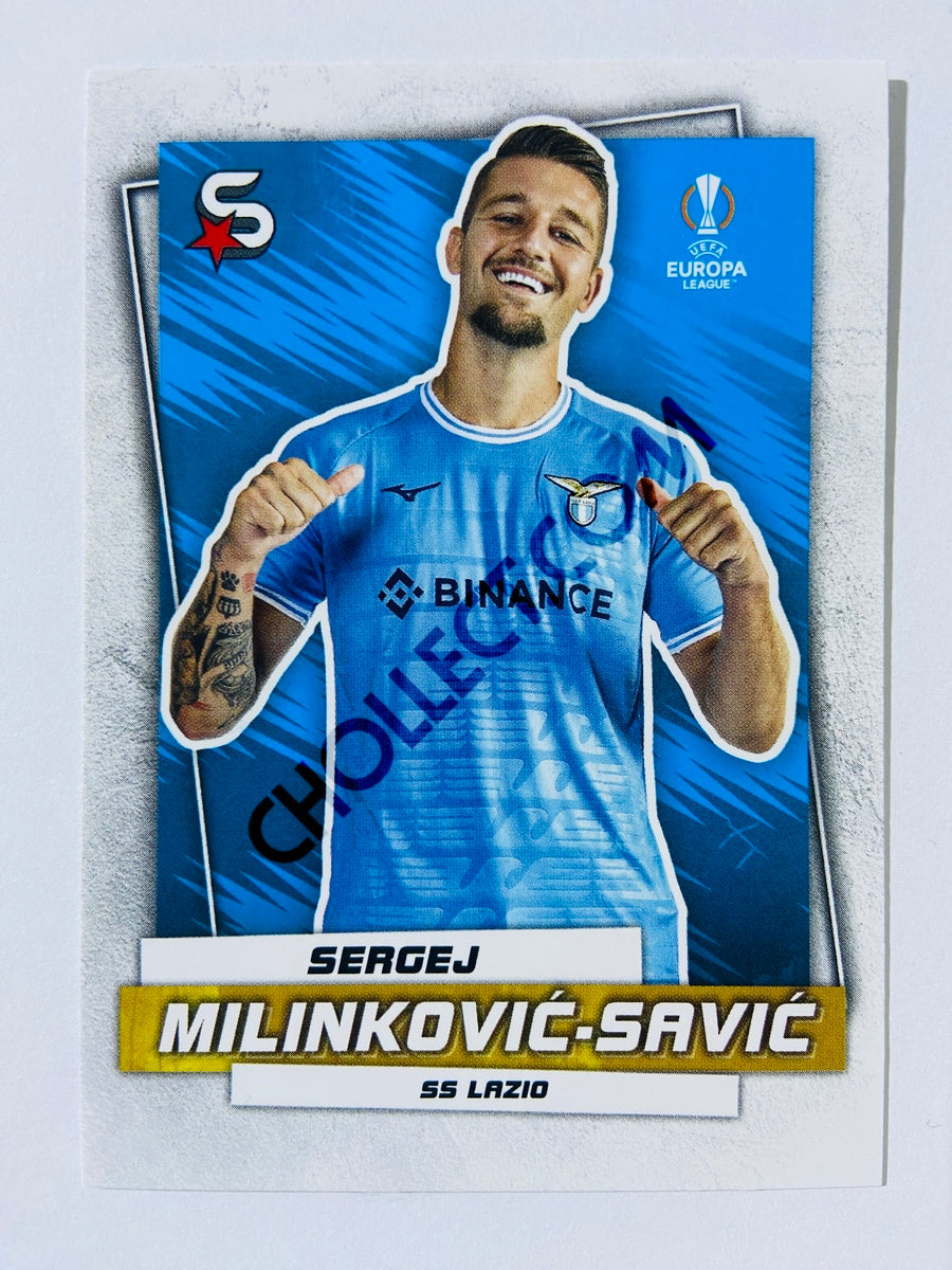 Sergej Milinković-Savić - SS Lazio 2022-23 Topps UEFA Superstars #180