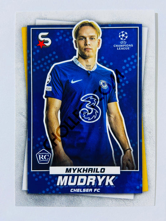 Mykhailo Mudryk - Chelsea 2022-23 Topps UEFA Superstars RC Rookie #23