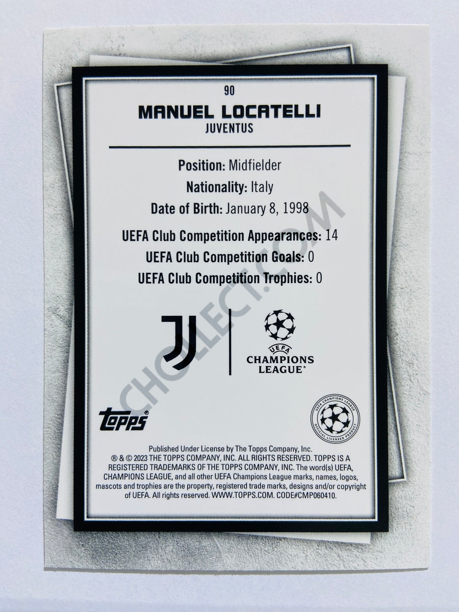 Manuel Locatelli - Juventus 2022-23 Topps UEFA Superstars Mystic Parallel #90