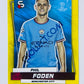 Phil Foden - Manchester City 2022-23 Topps UEFA Superstars Common Yellow Parallel #5