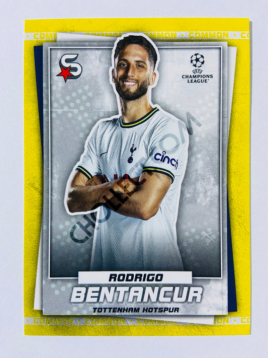 Rodrigo Bentancur - Tottenham Hotspur 2022-23 Topps UEFA Superstars Common Yellow Parallel #31