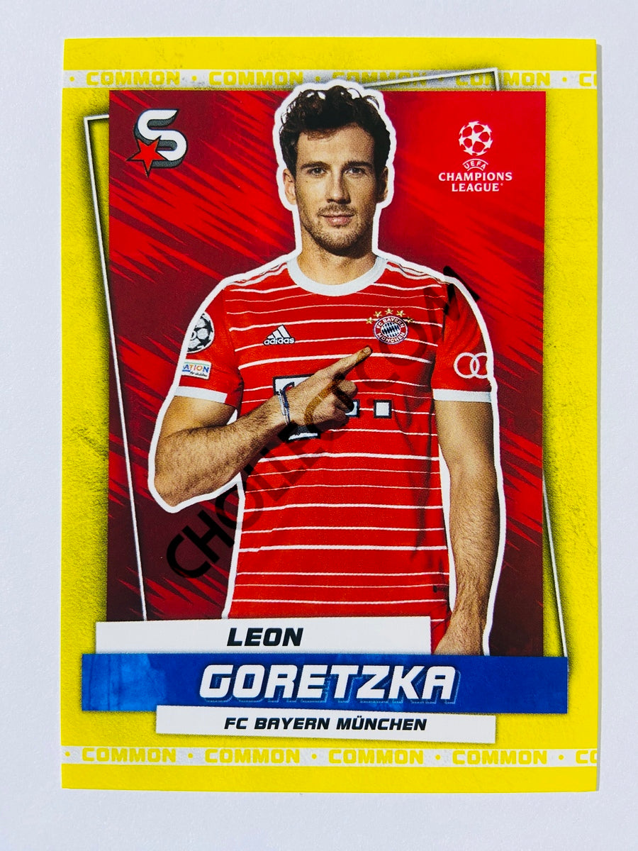 Leon Goretzka - FC Bayern München 2022-23 Topps UEFA Superstars Common Yellow Parallel #98