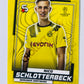 Nico Schlotterbeck - Borussia Dortmund 2022-23 Topps UEFA Superstars Common Yellow Parallel #106