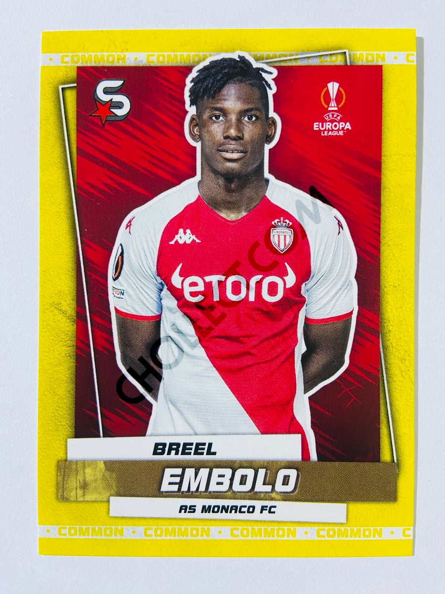 Breel Embolo - AS Monaco 2022-23 Topps UEFA Superstars Common Yellow Parallel #141