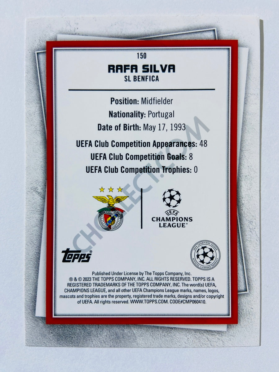 Rafa Silva - SL Benfica 2022-23 Topps UEFA Superstars Common Yellow Parallel #150