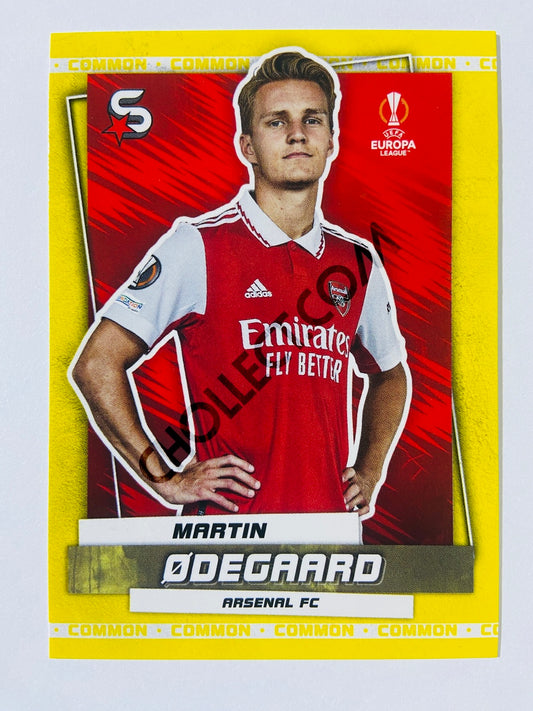 Martin Odegaard - Arsenal 2022-23 Topps UEFA Superstars Common Yellow Parallel #162