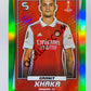 Granit Xhaka - Arsenal 2022-23 Topps UEFA Superstars Uncommon Green Parallel #161