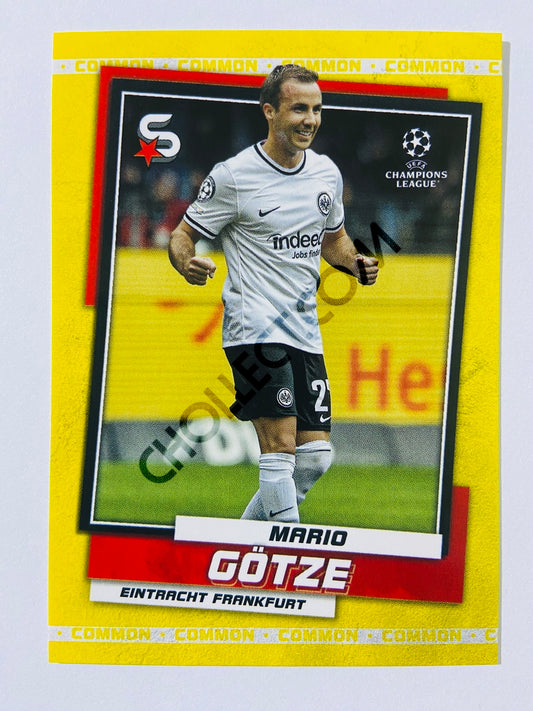 Mario Götze - Eintracht Frankfurt 2022-23 Topps UEFA Superstars Common Yellow Action Image Variation #124