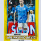 Sergej Milinković-Savić - SS Lazio 2022-23 Topps UEFA Superstars Common Yellow Action Image Variation #180