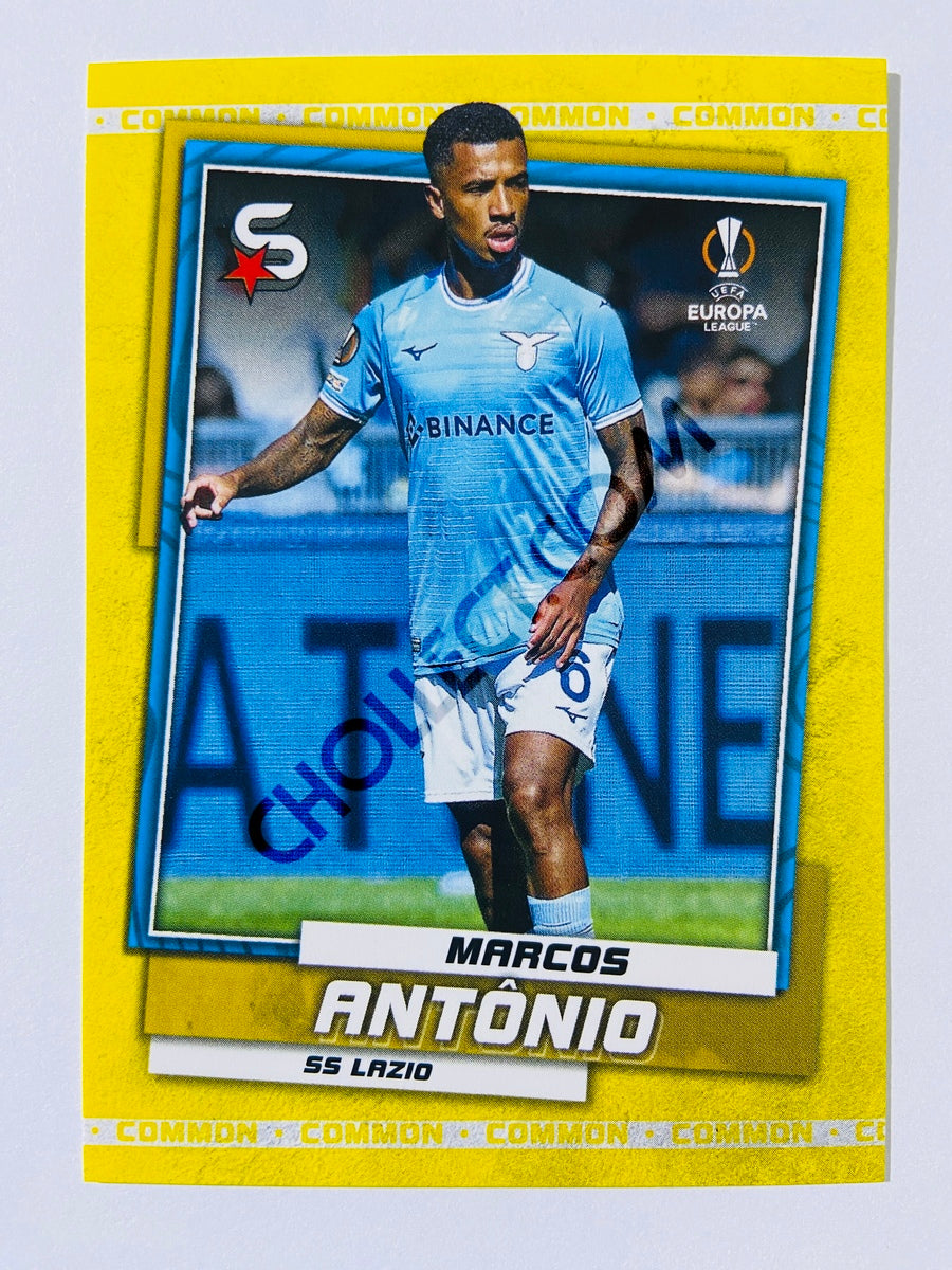 Marcos Antonio - SS Lazio 2022-23 Topps UEFA Superstars Common Yellow Action Image Variation #181