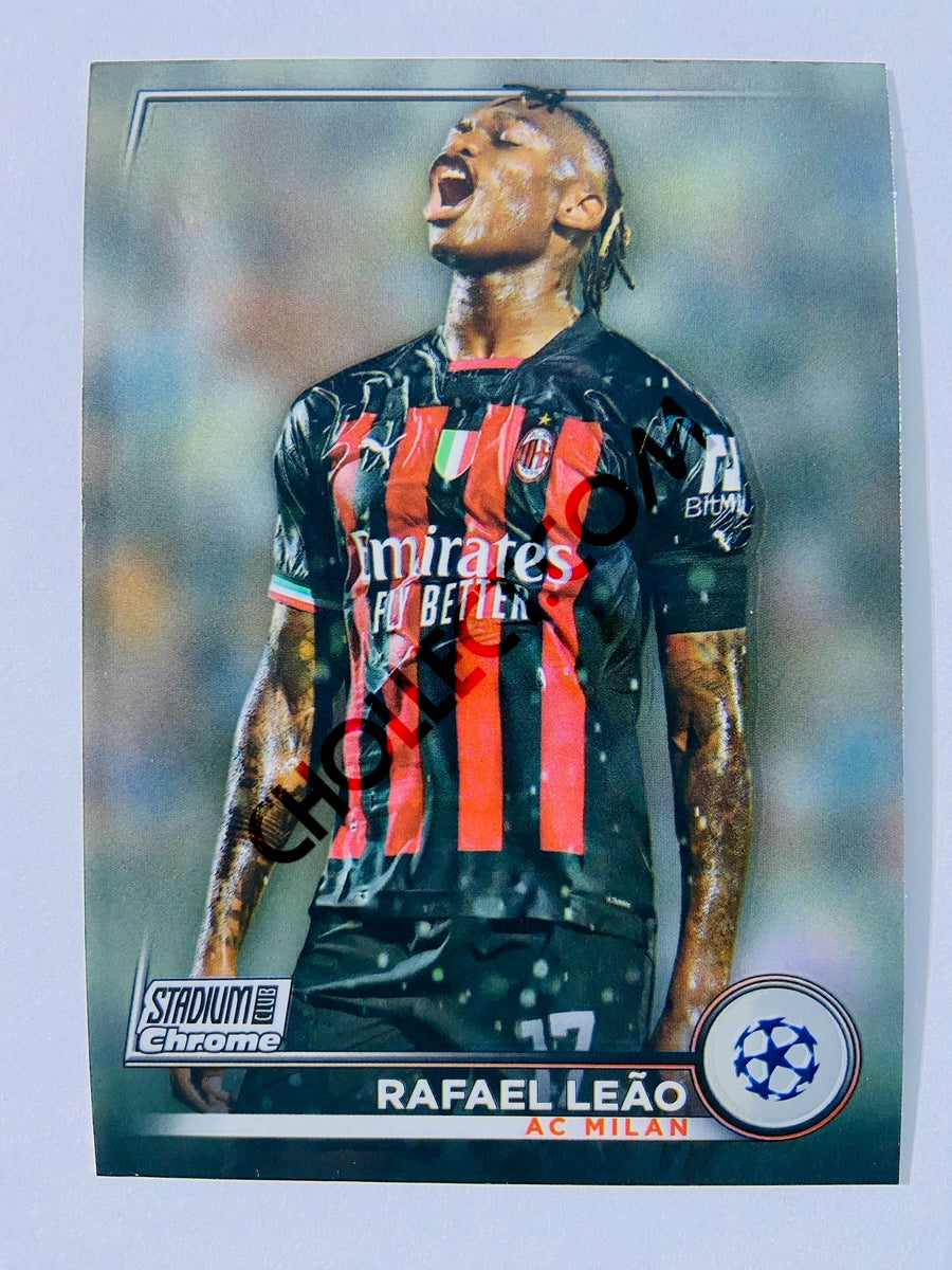 Rafael Leão - AC Milan 2022-23 Topps Stadium Club Chrome UEFA Club Competitions #17