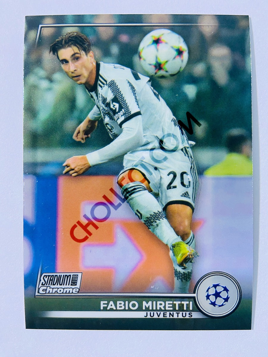 Fabio Miretti - Juventus 2022-23 Topps Stadium Club Chrome UEFA Club Competitions #36