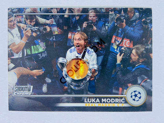 Luka Modrić - Real Madrid C.F. 2022-23 Topps Stadium Club Chrome UEFA Club Competitions #37