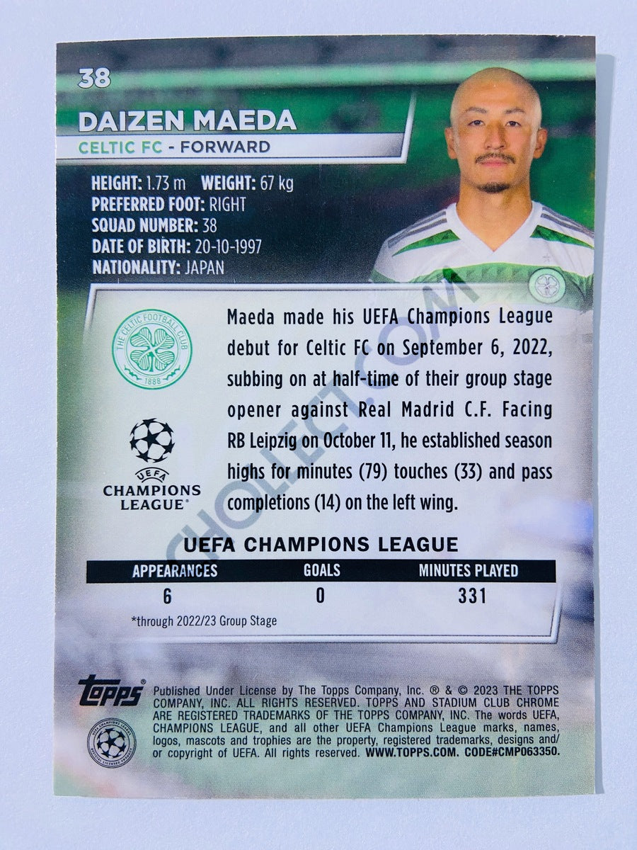 Daizen Maeda - Celtic FC 2022-23 Topps Stadium Club Chrome UEFA Club Competitions #38