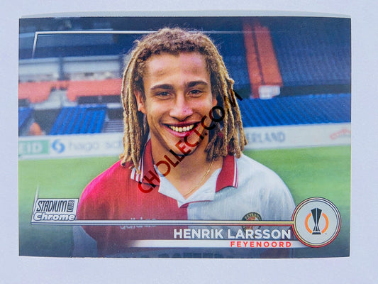 Henrik Larsson - Feyenoord 2022-23 Topps Stadium Club Chrome UEFA Club Competitions #66