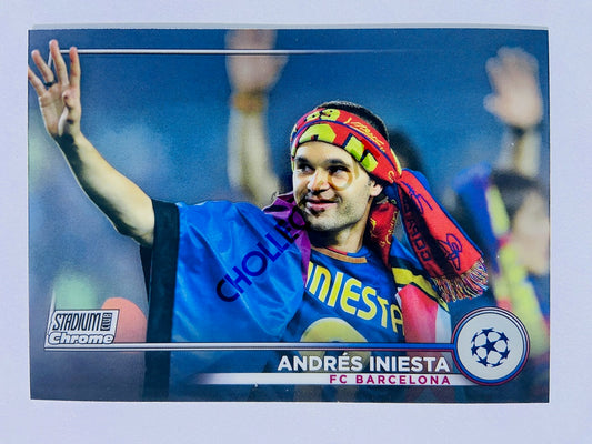 Andrés Iniesta - FC Barcelona 2022-23 Topps Stadium Club Chrome UEFA Club Competitions #84