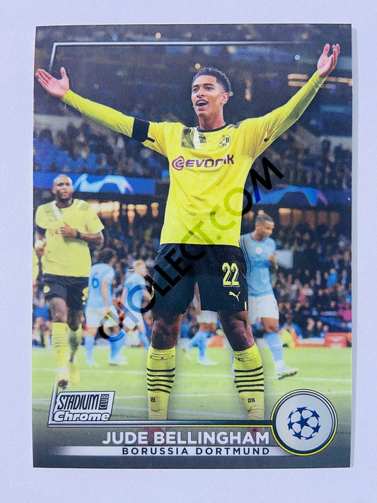 Jude Bellingham - Borussia Dortmund 2022-23 Topps Stadium Club Chrome UEFA Club Competitions #85