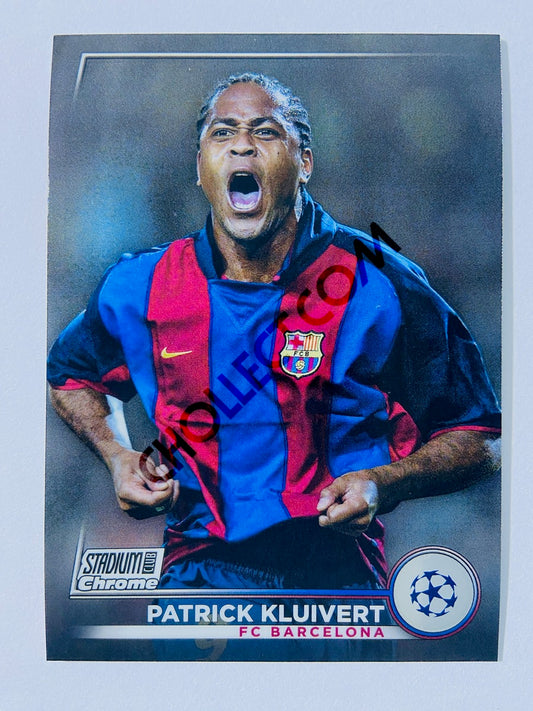 Patrick Kluivert - FC Barcelona 2022-23 Topps Stadium Club Chrome UEFA Club Competitions #95