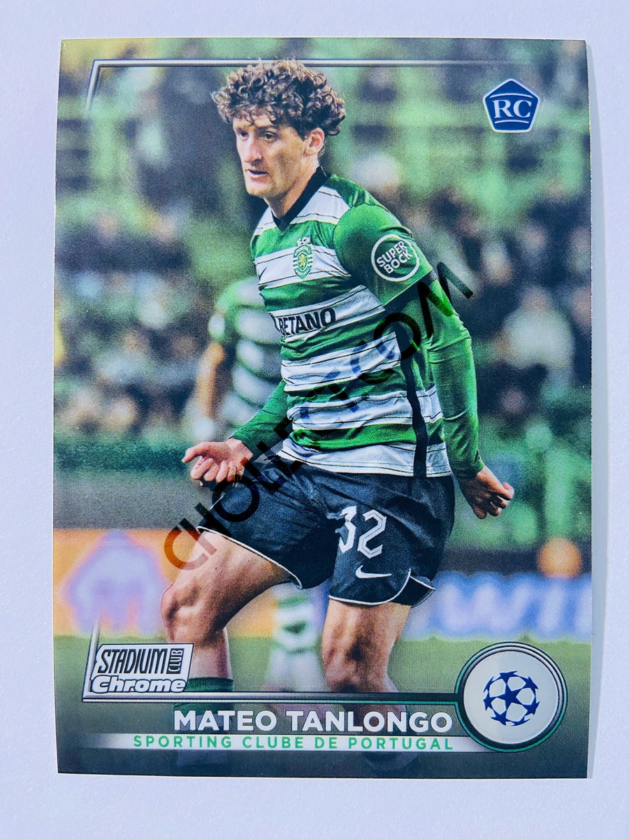 Mateo Tanlongo - Sporting Clube de Portugal 2022-23 Topps Stadium Club Chrome UEFA Club Competitions RC Rookie #25