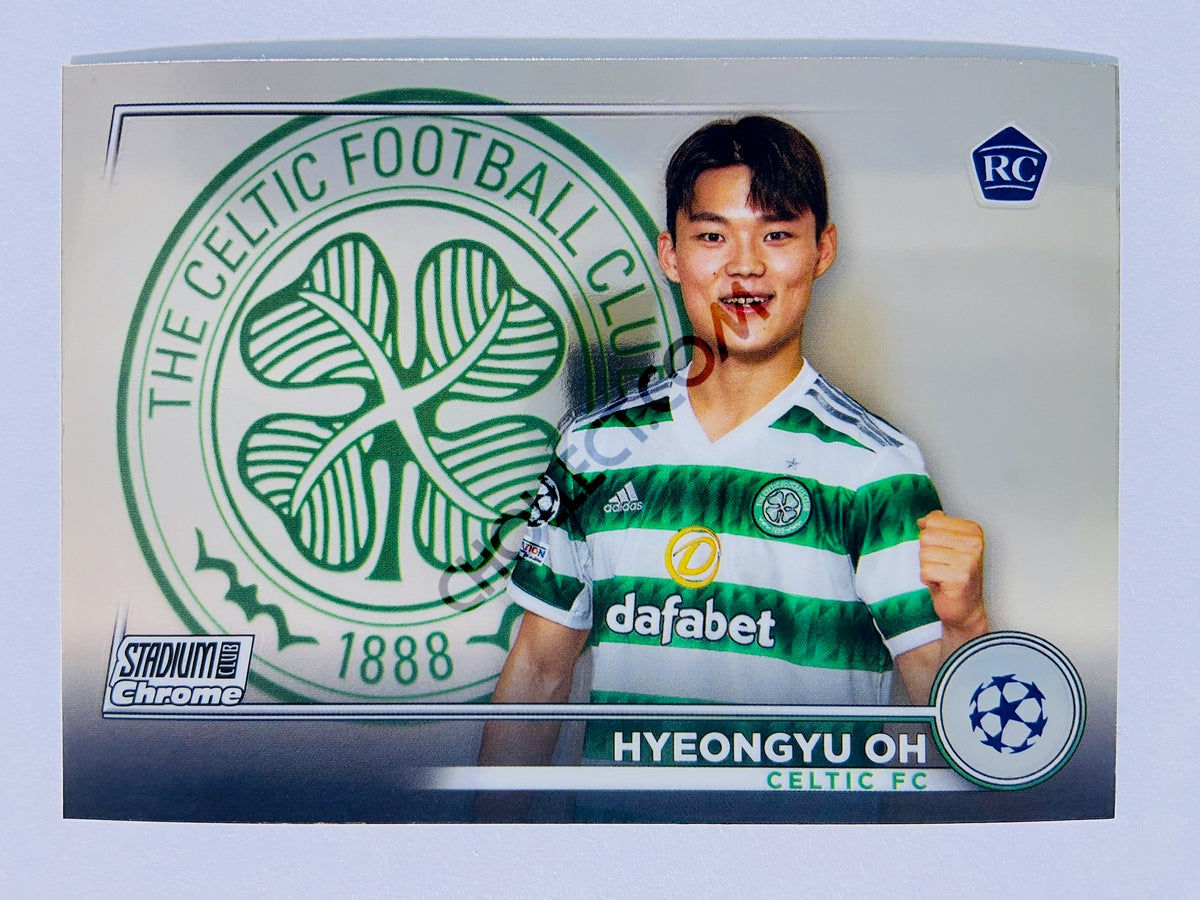 Hyeongyu Oh - Celtic FC 2022-23 Topps Stadium Club Chrome UEFA Club Competitions RC Rookie #91