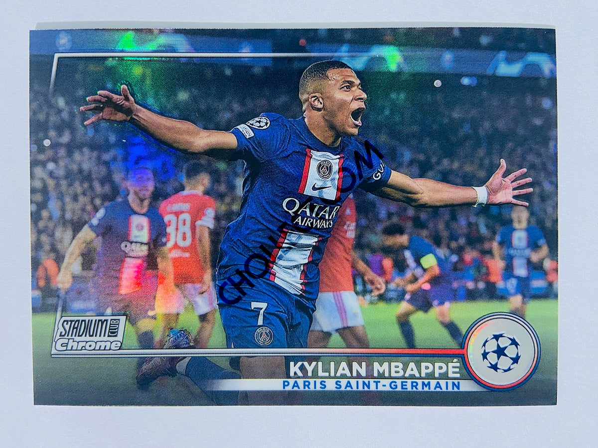 Kylian Mbappé - Paris Saint-Germain 2022-23 Topps Stadium Club Chrome UEFA Club Competitions Refractor #2