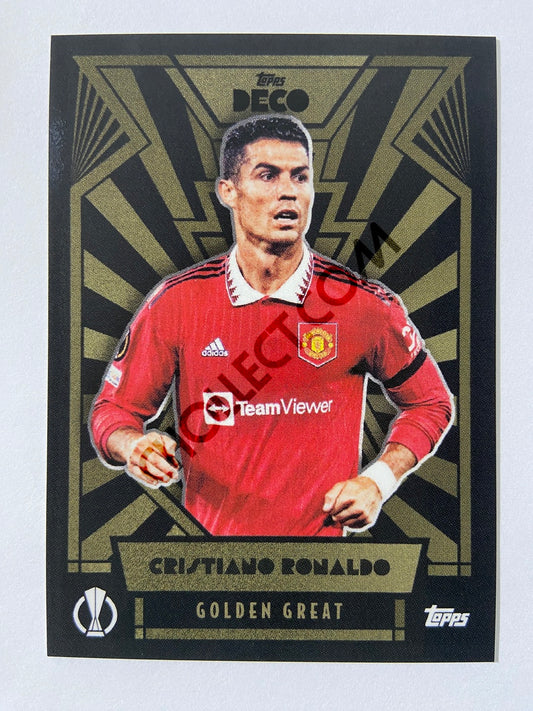 Cristiano Ronaldo - Manchester United 2022 Topps EUFA Golden Great