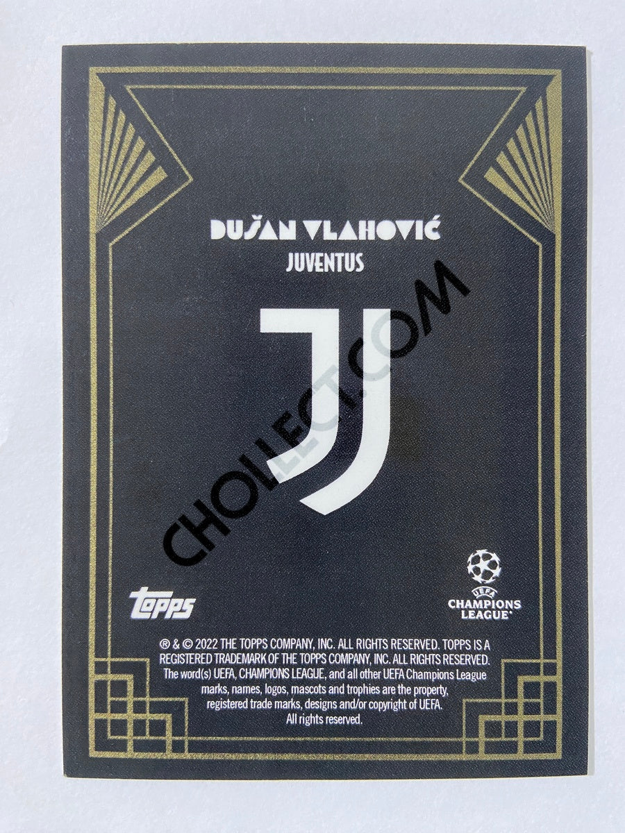 Dusan Vlahovic - Juventus 2022 Topps Deco EUFA Golden Great