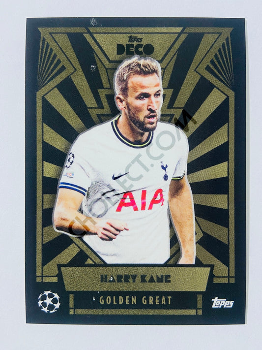 Harry Kane - Tottenham Hotspur 2022 Topps Deco EUFA Golden Great