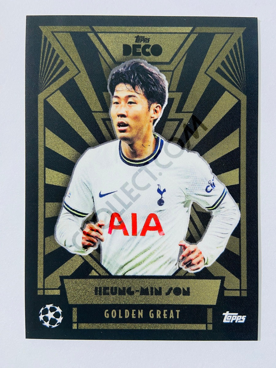 Heung-Min Son - Tottenham Hotspur 2022 Topps Deco EUFA Golden Great