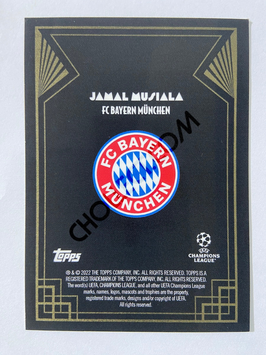 Jamal Musiala - Bayern Munich 2022 Topps Deco EUFA Golden Great