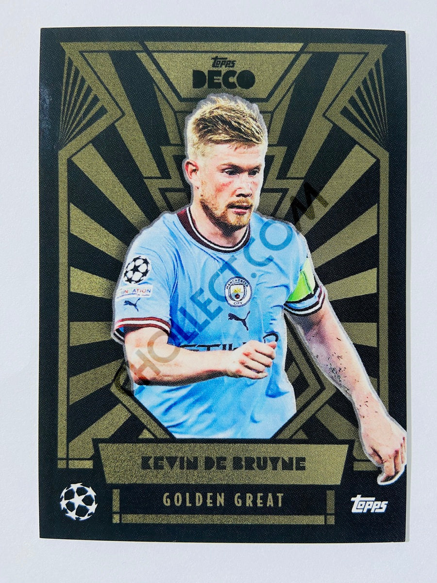 Kevin De Bruyne - Manchester City 2022 Topps Deco EUFA Golden Great