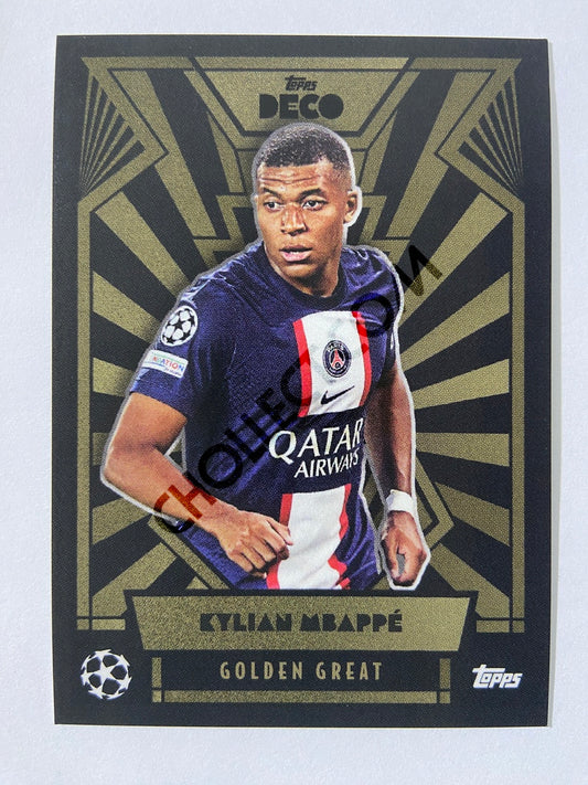 Kylan Mbappe - Paris Saint-Germain 2022 Topps Deco EUFA Golden Great