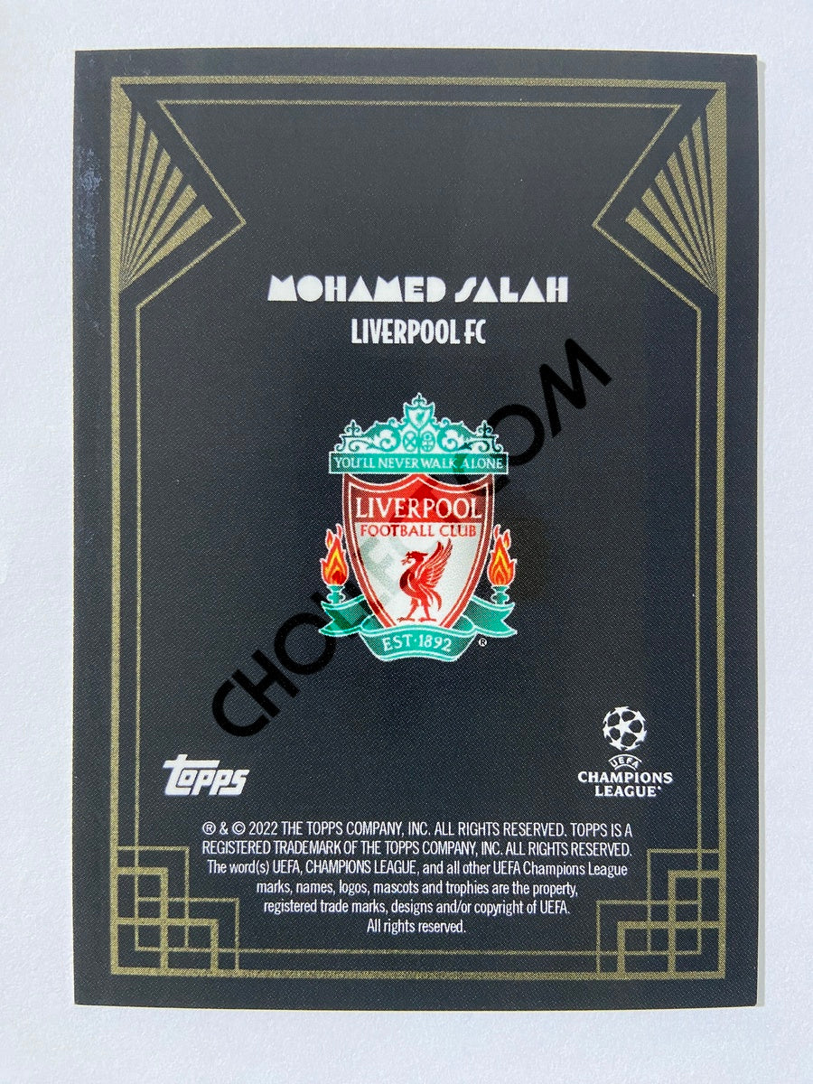 Mohamed Salah - Liverpool 2022 Topps Deco EUFA Golden Great