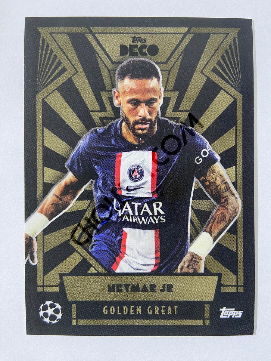 Neymar Jr - Paris Saint-Germain 2022 Topps Deco EUFA Golden Great