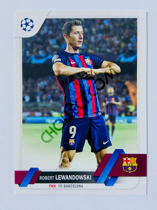 Robert Lewandowski - FC Barcelona 2022-23 Topps UEFA Club Competitions #9