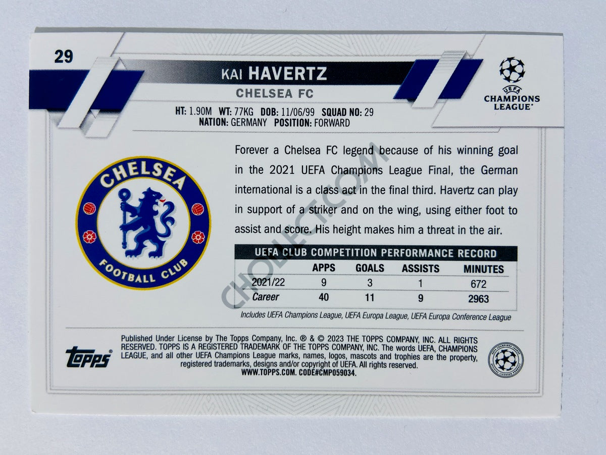 Kai Havertz - Chelsea FC 2022-23 Topps UEFA Club Competitions #29