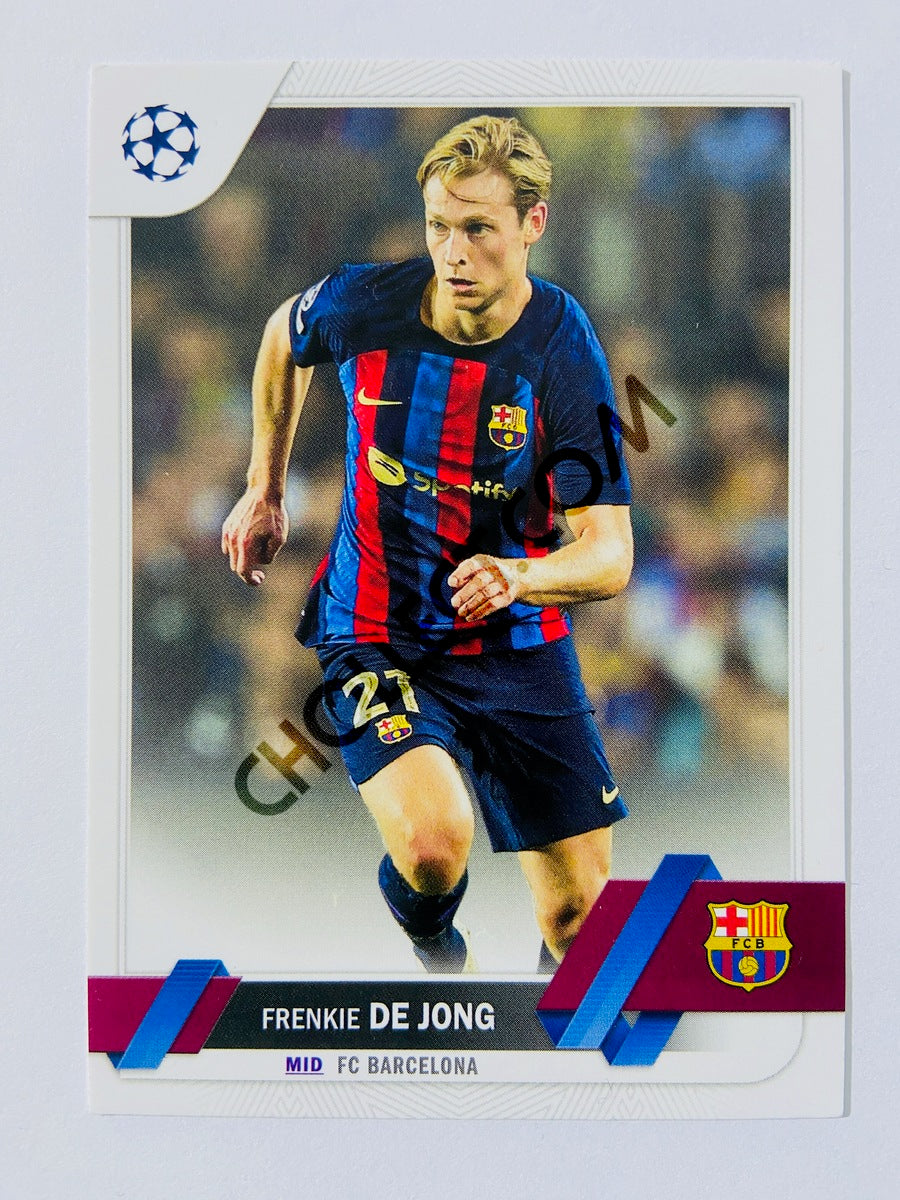 Frenkie de Jong - FC Barcelona 2022-23 Topps UEFA Club Competitions #30