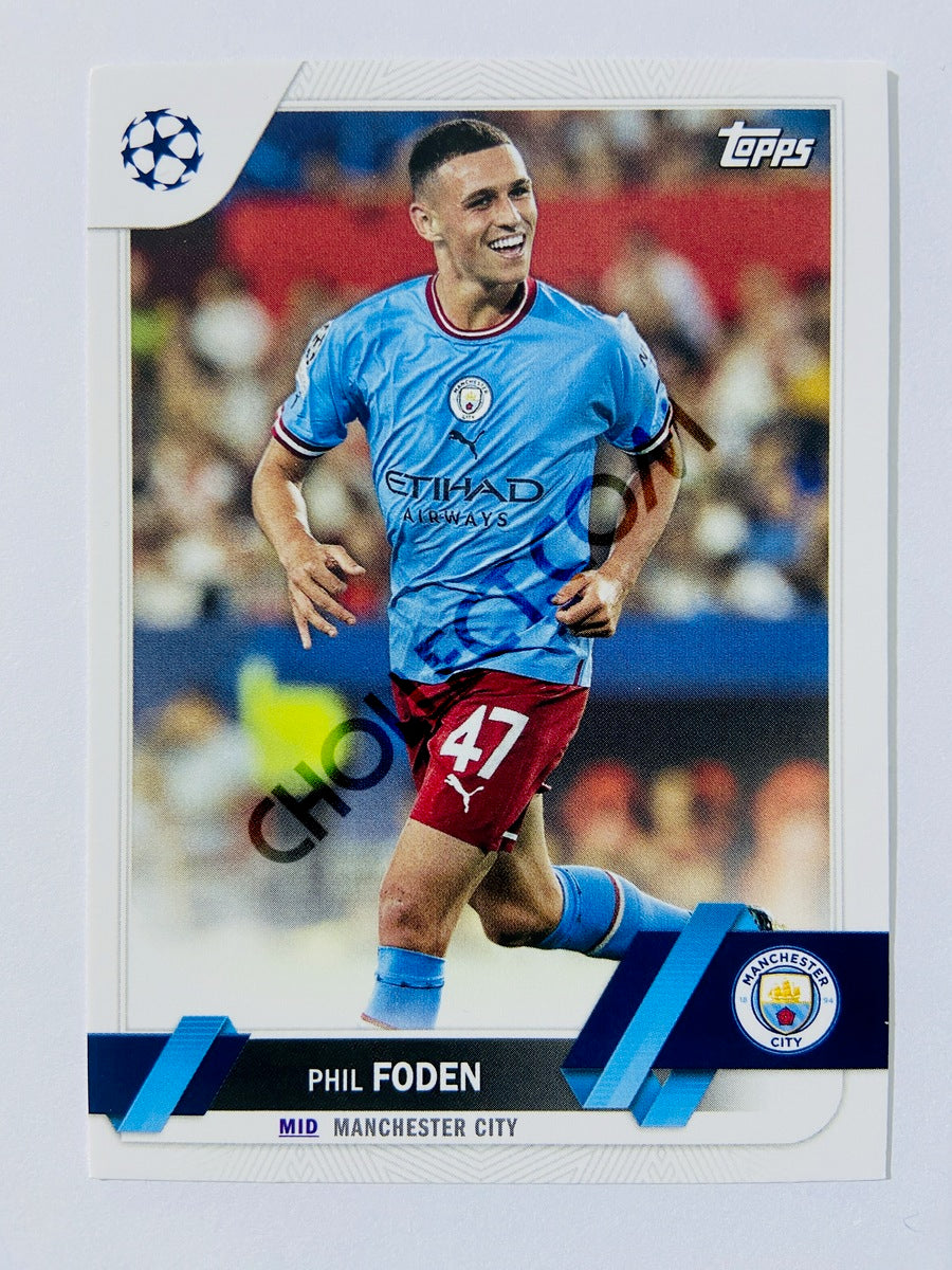 Phil Foden - Manchester City 2022-23 Topps UEFA Club Competitions #47