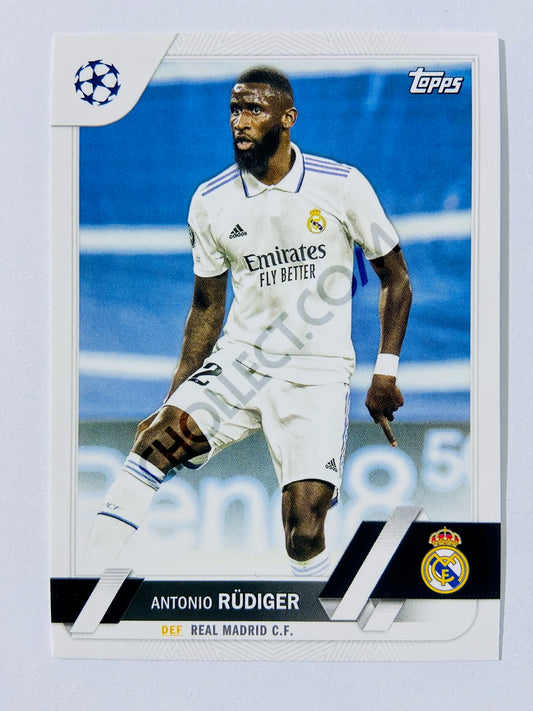 Antonio Rüdiger - Real Madrid C.F. 2022-23 Topps UEFA Club Competitions #58