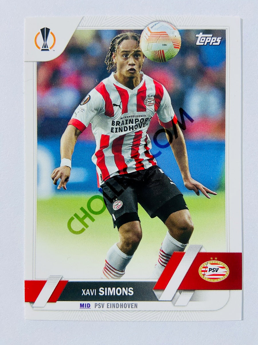 Xavi Simons - PSV Eindhoven 2022-23 Topps UEFA Club Competitions #60